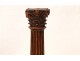 Column carved walnut cabinet, Corinthian, seventeenth