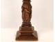 Column carved walnut cabinet, Corinthian, seventeenth