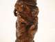 Column carved walnut cabinet, Corinthian, seventeenth