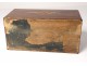 Tea box set Charles X marquetry rosewood maple speckled nineteenth