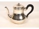 Coffee or tea service in sterling silver, goldsmith Linzeler, nineteenth