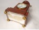 Pendulum marble red L. Leroy &amp; Cie Horlogers Marine Paris clock twentieth