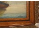 HSC marine painting boats fishing docks port Ber painting twentieth century