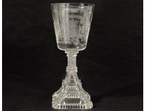 Crystal Glass Eiffel Tower Paris Souvenir Exhibition Universal 1889 Nineteenth