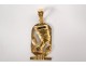 18K solid gold jewel bust pendant Nefertiti Egypt gold 2,2gr twentieth century