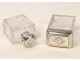 Toiletries, bottles crystal and silver, nineteenth