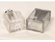 Toiletries, bottles crystal and silver, nineteenth