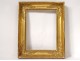 Empire frame gilded stucco palmettes flowers antique nineteenth century frame