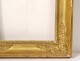 Empire frame gilded stucco palmettes flowers antique nineteenth century frame