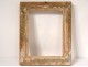 Empire frame gilded stucco palmettes flowers antique nineteenth century frame