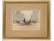 The Belle Epoque carriage watercolor Tournier nineteenth