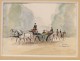 The Belle Epoque carriage watercolor Tournier nineteenth