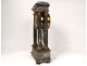 Pendulum columns Empire green marble gilded bronze Flute Baron clock nineteenth