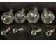 4 cut crystal decanters, St. Louis or Baccarat, nineteenth