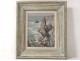 HSP painting Pierre Needle Port-Cotton Belle-Ile-en-Mer Twentieth Brittany