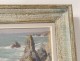 HSP painting Pierre Needle Port-Cotton Belle-Ile-en-Mer Twentieth Brittany