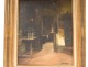 HST table interior house Breton farm Alexandre Bretagne painting XXth