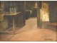 HST table interior house Breton farm Alexandre Bretagne painting XXth