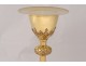 Chalice paten silver vermeillé Minerve Paul Brunet cross flowers chalice 19th