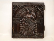 Upper panel carved Era, Renaissance sixteenth seventeenth