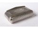 Snuffbox solid silver box monogram Minerva silver 42gr nineteenth century