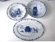 43PC earthenware service Creil Montereau decor Parisian Richard XIX