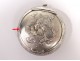 Small round box pills silver ice cream powder silver flowers nineteenth century