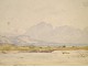 Watercolor Painting View Aix-Les-Bains Paul Roux 1883