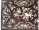 Mother of pearl wooden tray characters women landscape bamboo Vietnam nineteenth century