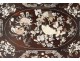 Mother of pearl wooden tray characters women landscape bamboo Vietnam nineteenth century