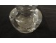 Small inkwell engraved crystal torch quiver knots Napoleon III nineteenth