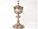 Ciborium Silver Vermeil Filigree Minerva Goldsmith Jamain &amp; Chevron Nineteenth