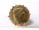 Gold coin ring 20 francs 1909 Marianne Rooster French Republic 10,13gr