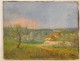 HST Spring Village Landscape Edouard Febvre twentieth