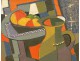 HST Cubist collage Still Life Simonet twentieth