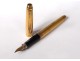 Parker Fountain Pen silver vermeil Club Fougères feather 18K gold twentieth century