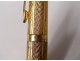 Parker Fountain Pen silver vermeil Club Fougères feather 18K gold twentieth century