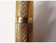 Parker Fountain Pen silver vermeil Club Fougères feather 18K gold twentieth century