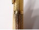 Parker Fountain Pen silver vermeil Club Fougères feather 18K gold twentieth century