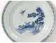 China porcelain dish plate India Company Kangxi Eighteenth Birds