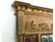 Mirror trumeau triptych gilded wood goddess Ceres char lions harvest nineteenth