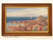 HST Landscape Marine Sailboat DOUMENQ twentieth