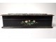 Glove box painted wood nacre birds flowers landscape Napoleon III nineteenth