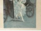 Color lithograph Louis Icart Elegant woman Carriage Belle-Epoque twentieth