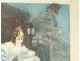 Color lithograph Louis Icart Elegant woman Carriage Belle-Epoque twentieth