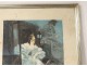 Color lithograph Louis Icart Elegant woman Carriage Belle-Epoque twentieth