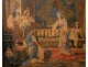 HST Orientalist Painting Palace Bali by Hokfer twentieth