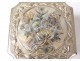 Box small box metal silvery mother of pearl flowers flowers birds nineteenth