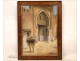 HST Orientalist Painting Door Rabat Morocco nineteenth