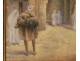 HST Orientalist Painting Door Rabat Morocco nineteenth